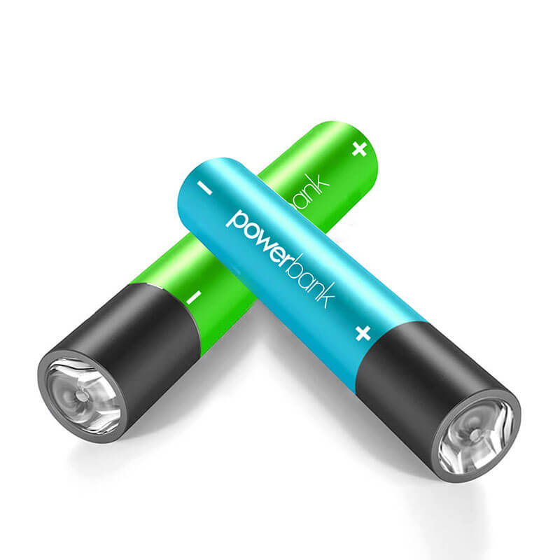 Lipstick-Sized Portable Charger mit LED-Taschenlampe