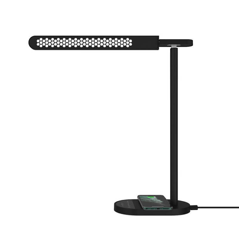 LED Desk Lampe mit Wireless Charging Station (für iPhone oder Android Telefon)